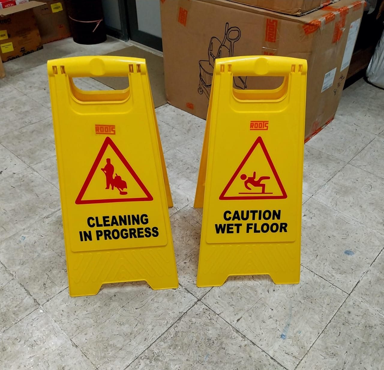 Caution Wet Floor Signage Board
